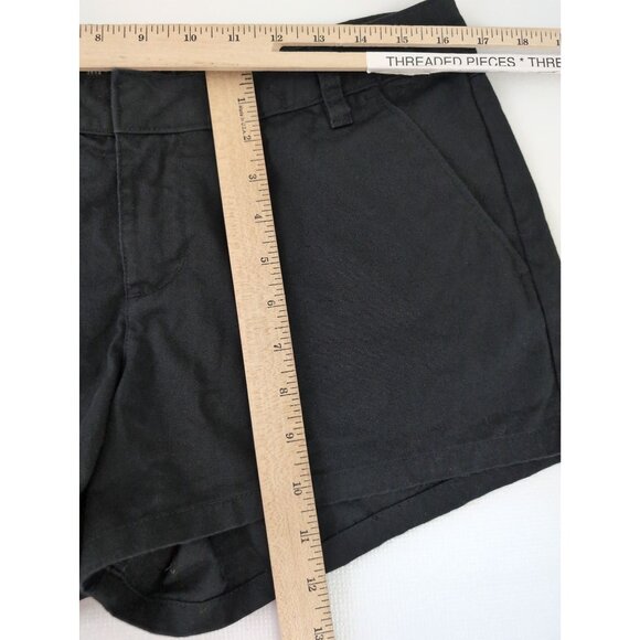 Volcom Chino Micro Short Womens 30 Black Athleisure Beach Casual Skater - Picture 7 of 9